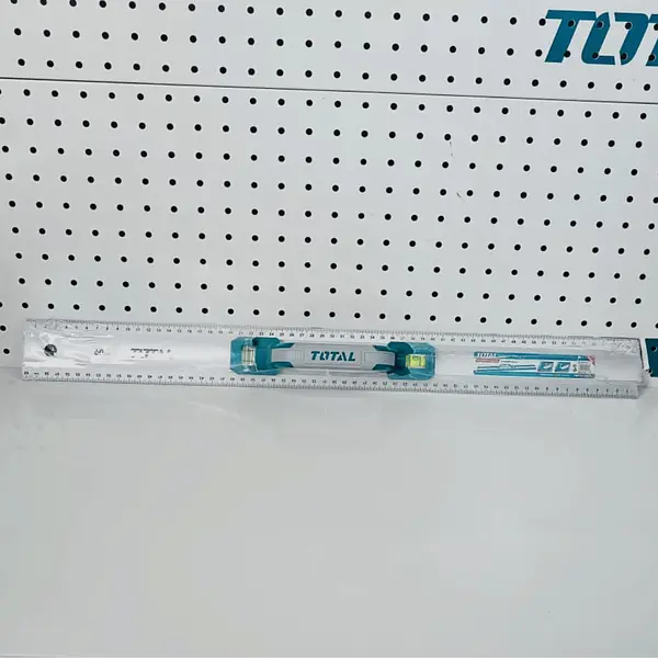 Regla 60cm Con Nivel De Aluminio Total