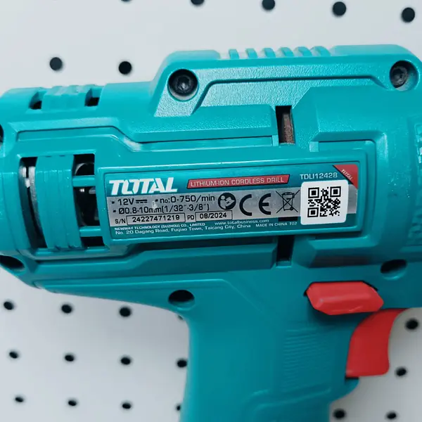 Taladro Inalámbrico 12v 3/8 + 1 Baterías 1.5 Ah Total