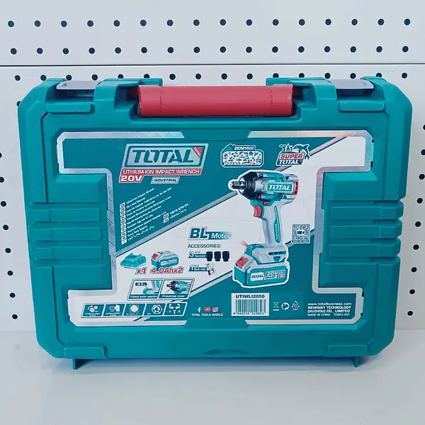 Taladro Impacto 20v 1/2" 500nm + 2 Baterías 4.0 Ah Total