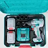 Taladro Impacto 20v 1/2" 850nm + 2 Baterías 4.0 Ah Total