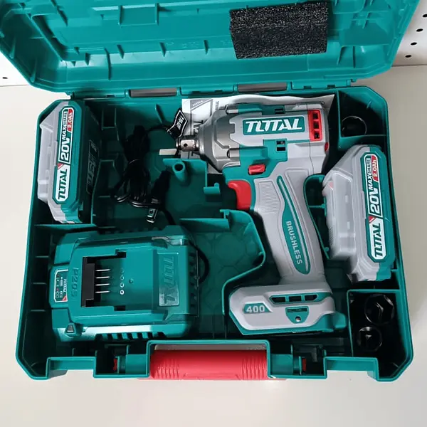 Taladro Impacto 20v 1/2" 400nm + 2 Baterías 2.0 Ah Total