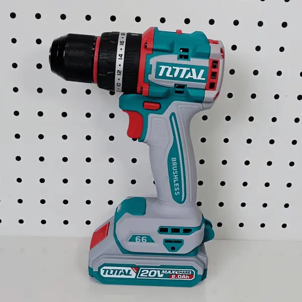 Taladro 20v Percutor 1/2" 66nm + 2 Batería 2.0 Ah Total