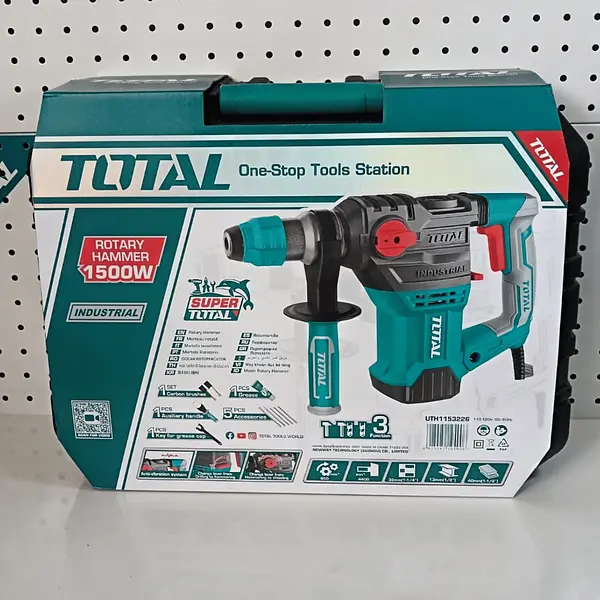 Taladro Rotomartillo 1500w 5.5 J Industrial Total