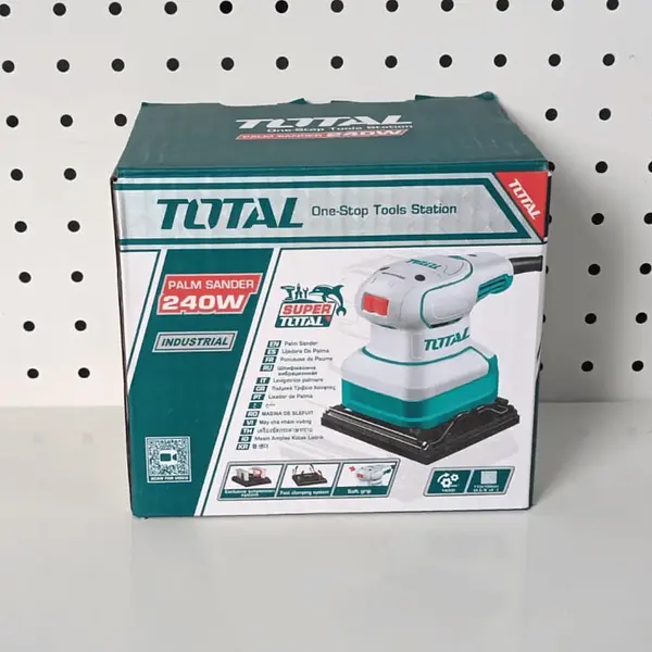 Lijadora De Palma 4 3/8"X 4" 240w + Lijas Industrial Total