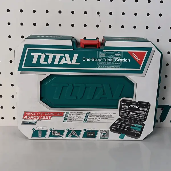 Juego De Copas Y Ratchet 45pzs Industrial Total