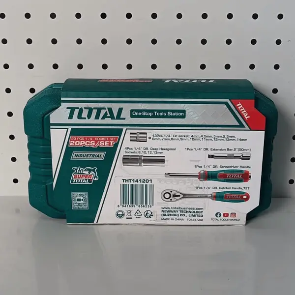 Juego De Copas Y Ratchet 1/4" Super Select - 20pzs Total