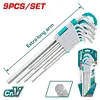 Juego De Llaves Allem Extra Largas - 9pzs Industrial Total