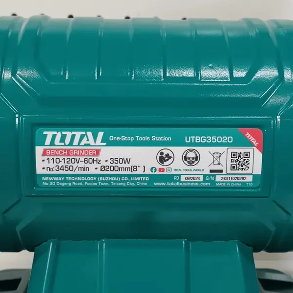 Esmeril De Banco 350w 8" Total