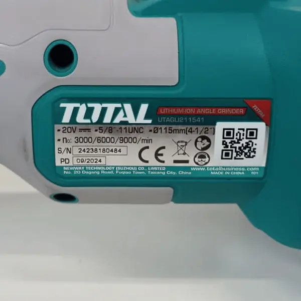 Pulidora Inalámbrica 4 1/2" 20v Industrial Total