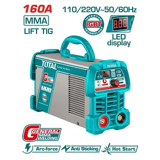 Soldador Inversor Digital 160a (Mma-Lift Tig) 110-120v Total
