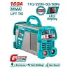 Soldador Inversor Digital 160a (Mma-Lift Tig) 110-120v Total