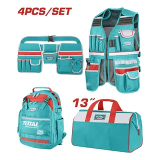 Juego De Porta Herramientas 4 Pzs Super Total