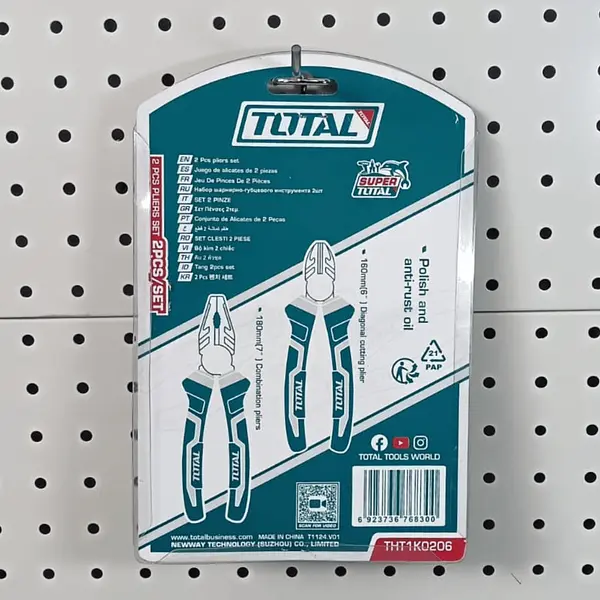 Juego De Alicate 7" + Corta Frio 6" Super Total