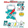 Decametro 50mts Industrial Fibra De Vidrio Total