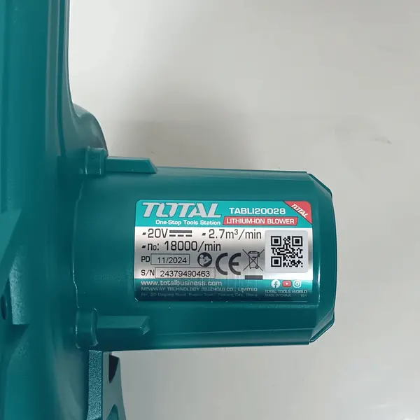 Combo 20v Sopladora + Aspiradora De Mano Total