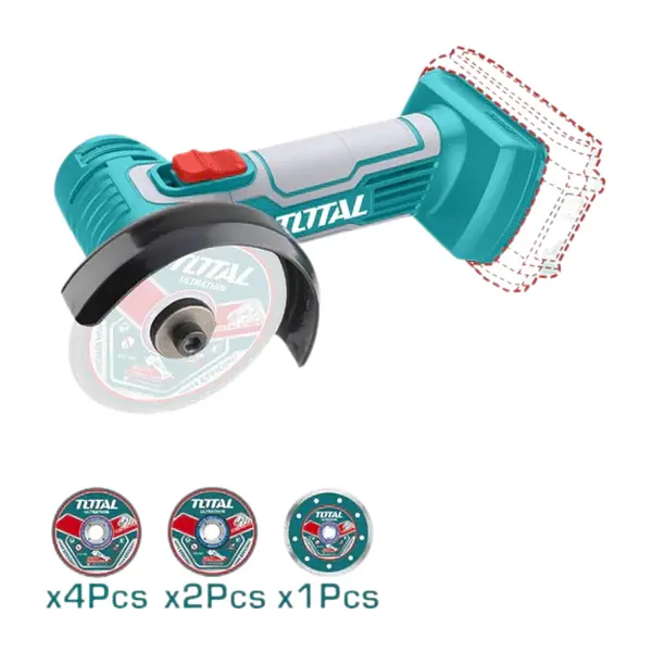 Mini Pulidora 3" 20v Incluye 7 Discos