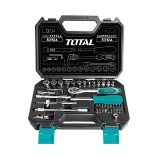 Juego De Copas Y Ratchet 45pzs Industrial Total