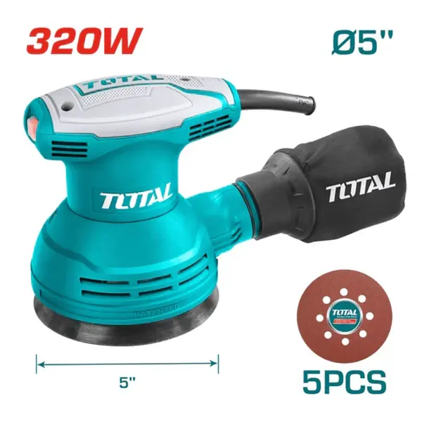 Lijadora 320w - 5" Roto Orbital Total