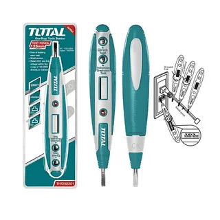 Probador De Corriente Digital 12-220v Total