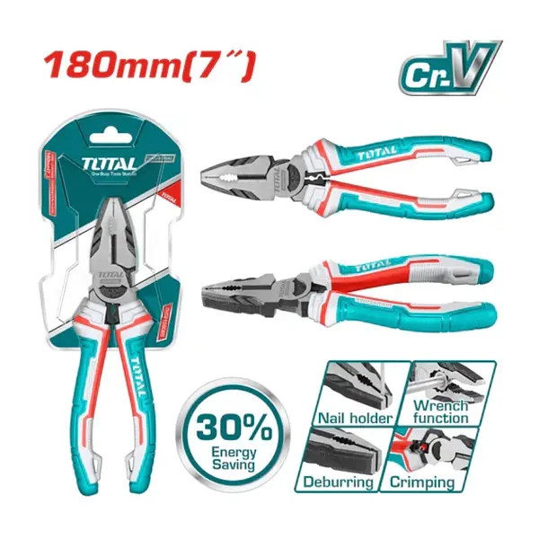 Alicate Universal De Alto Nivel 7" Industrial Total