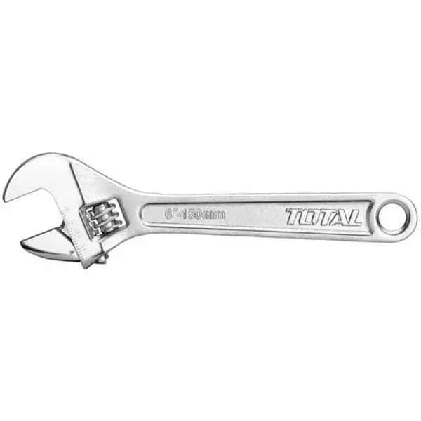 Llave Ajustable 6" Cromada Total