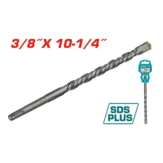 Broca Sds Plus 3/8" Para Rotomartillos Industrial Total