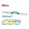 Regla 60cm Con Nivel De Aluminio Total
