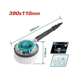 Cepillo Giratorio Para Hidrolavadoras Total