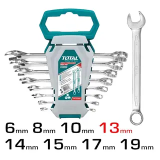 Set 8 Llaves Mixtas 6-19mm Total