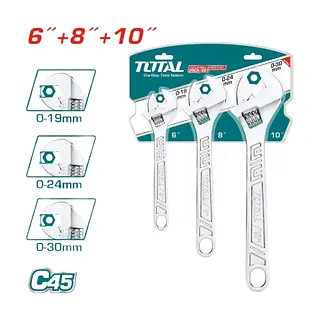 Juego De Llave Peston 6"/8"/9" Super Total