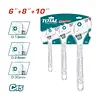 Juego De Llave Peston 6"/8"/9" Super Total