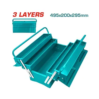 Caja De Herramientas Vacía (49x20x29cm) Metálica Total