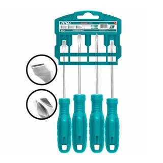 Juego De Destornilladores Mango De Pasta - 4pzs Total