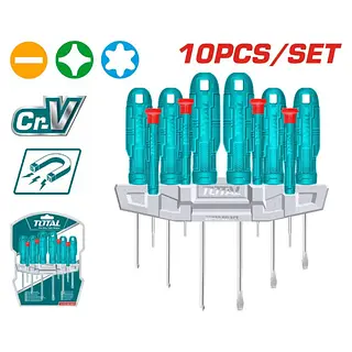 Destornillador Cromo Vanadium - 10pzs Total