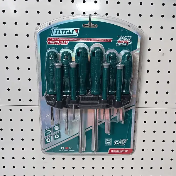 Destornillador Cromo Vanadium - 10pzs Total