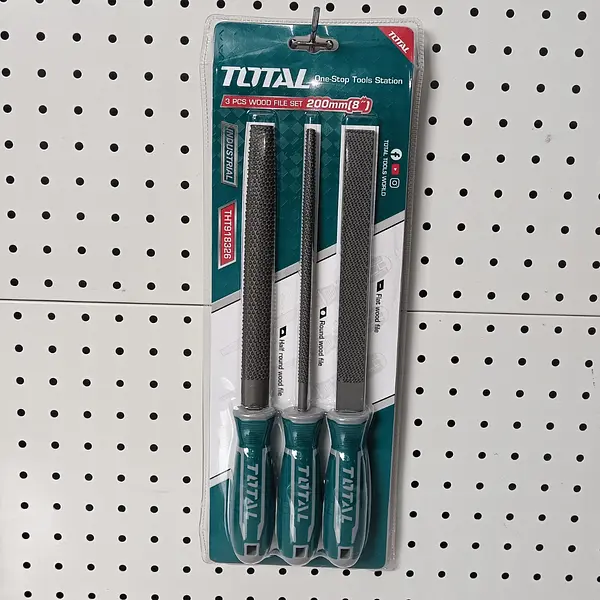 Juego De Limas De Acero 8" - 3pzs Industrial Total