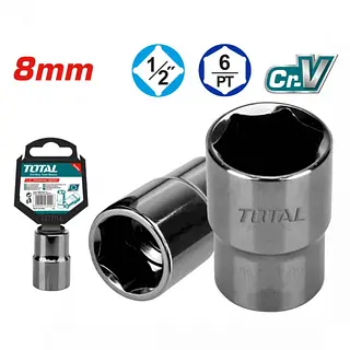 Copas 8mm Niquelado Negro Espiga 1/2 Total