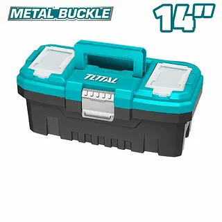 Caja De Herramientas 14" Plástica - Cierre Metálico Total