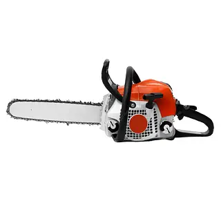 Motosierra Gasolina Naranja - Blanco