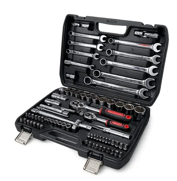 Juego De Dados Y Herramientas 61 Piezas Cr-V